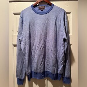 Robert Talbott Light Blue Crewneck Sweater